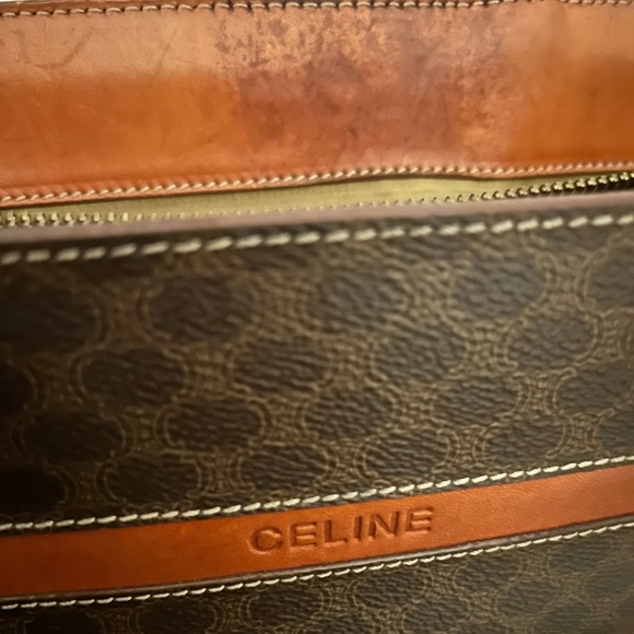 Authentic Celine Brown Leather Tote Bag - Picture 11 of 13